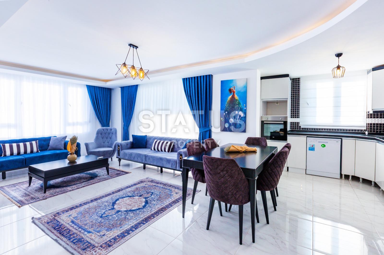 Шикарная трёхкомнатная квартира с видом на море, 110 м2 фото 2