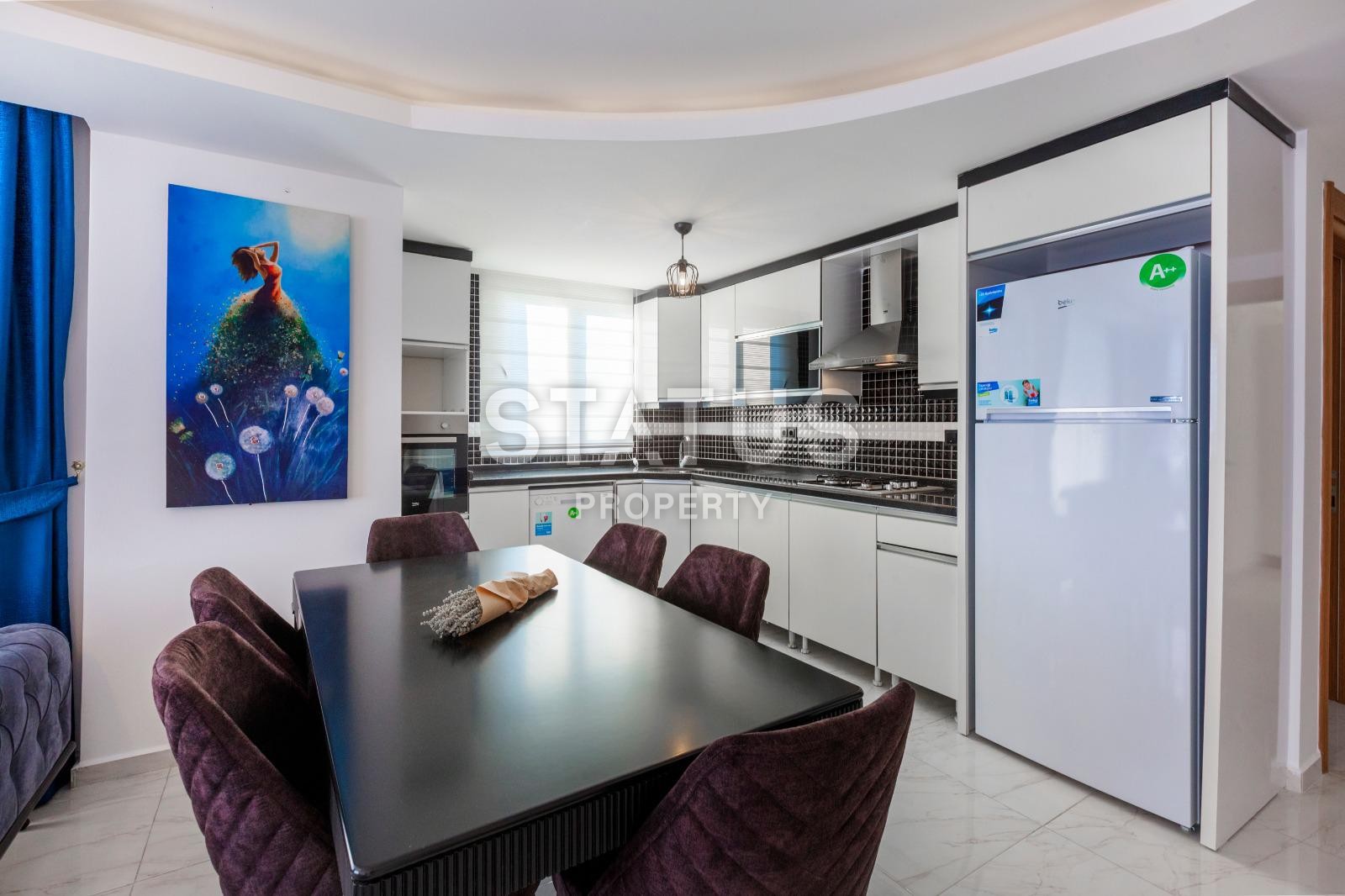 Шикарная трёхкомнатная квартира с видом на море, 110 м2 фото 4