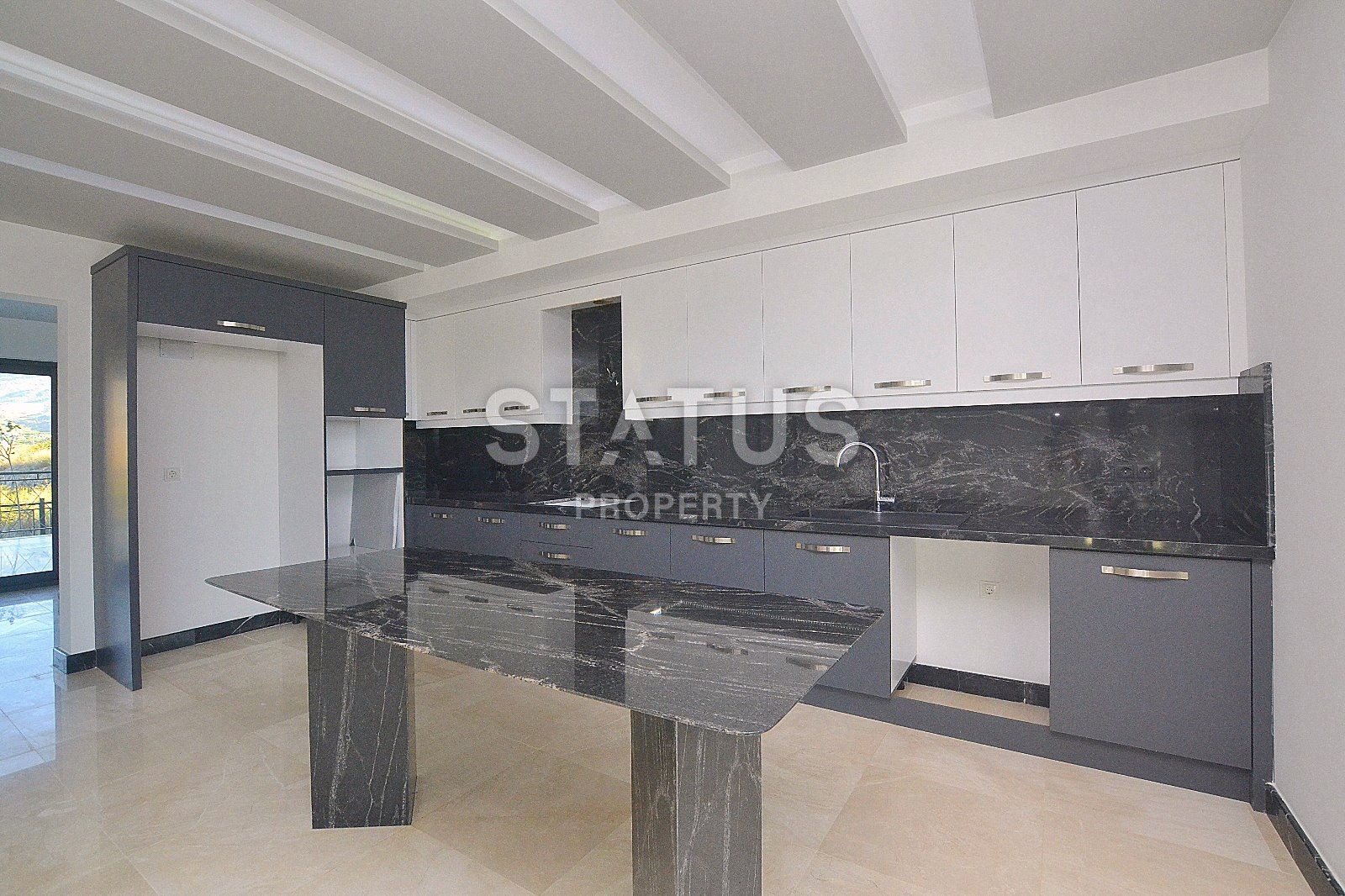 Garden duplex with sea view in a new complex from the owner. Kargicak District фото 9