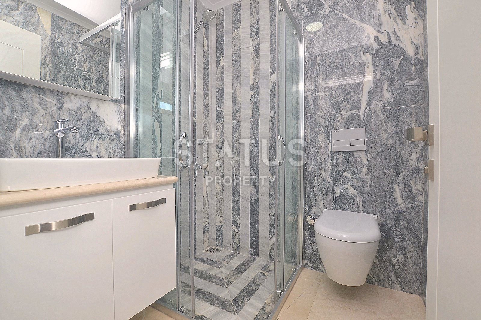 Garden duplex with sea view in a new complex from the owner. Kargicak District фото 15