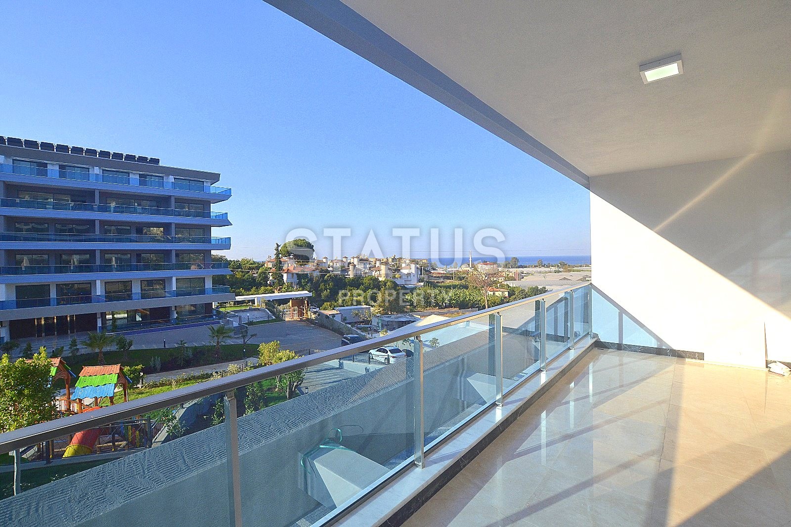 Garden duplex with sea view in a new complex from the owner. Kargicak District фото 20