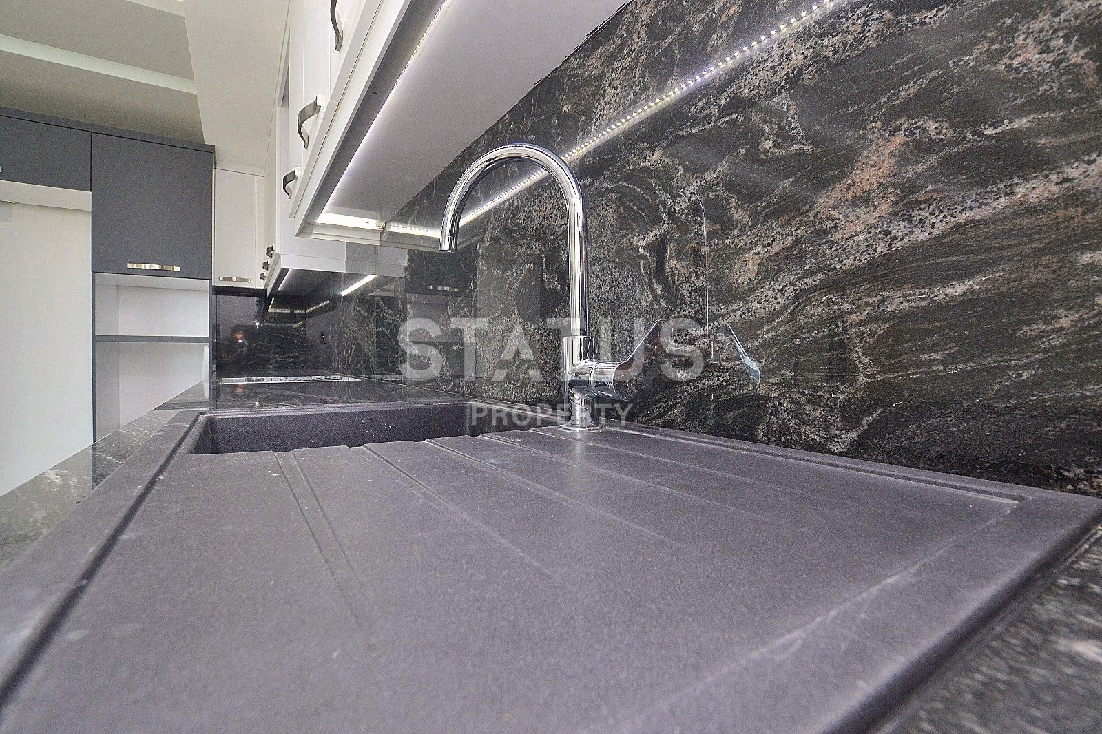 Garden duplex with sea view in a new complex from the owner. Kargicak District фото 25