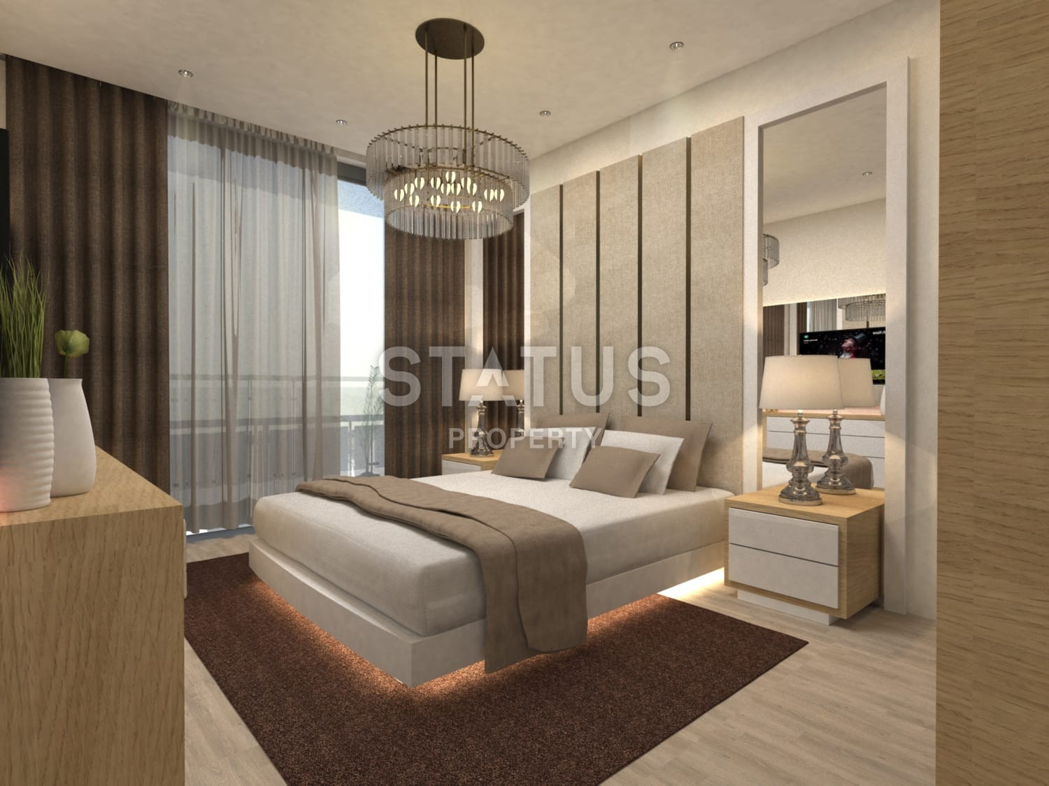 Двухкомнатная квартира в новом комплексе в центре Аланьи фото 5