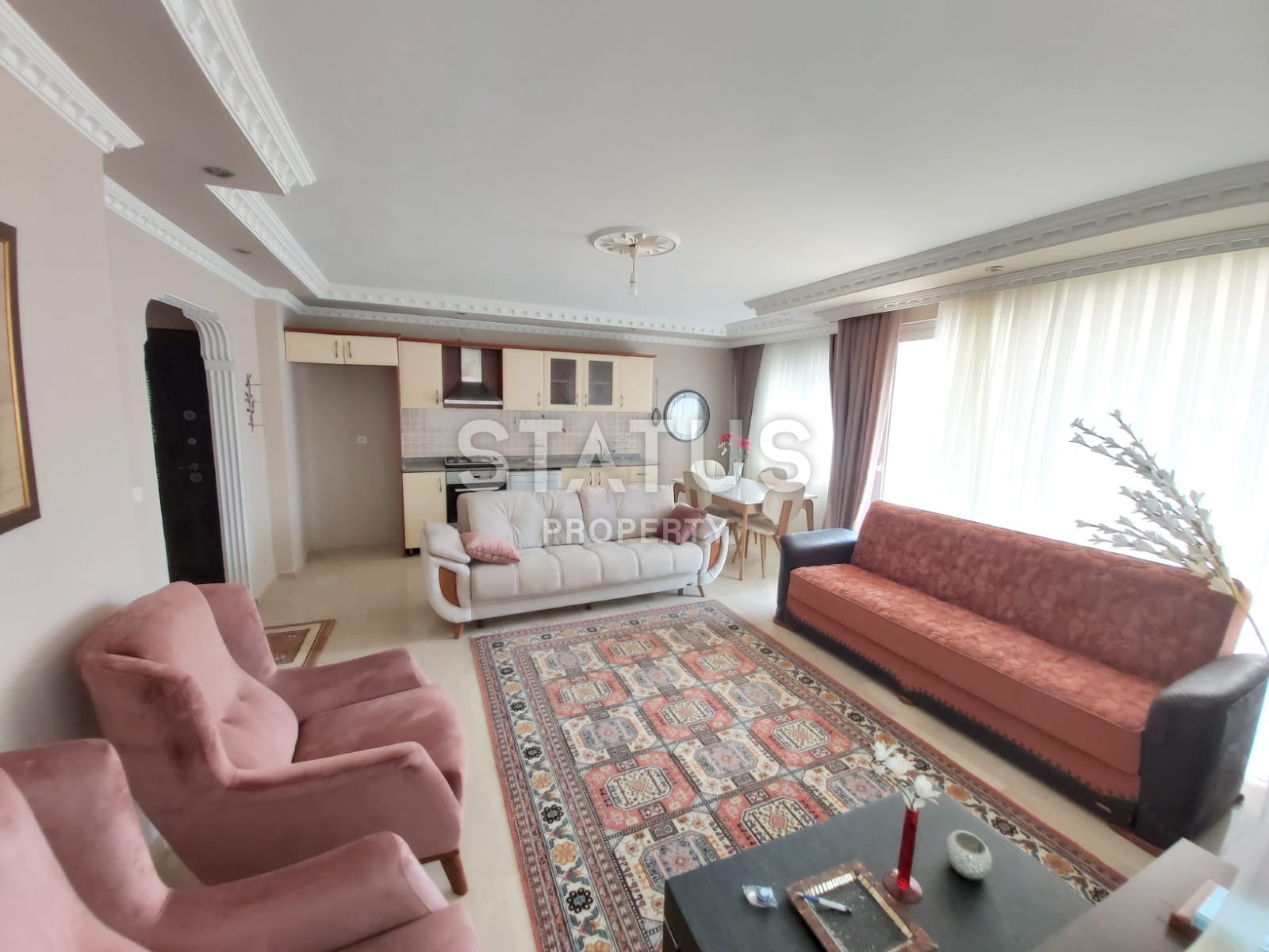 Квартира 2+1 с мебелью в районе Махмутлар 110 кв.м фото 1