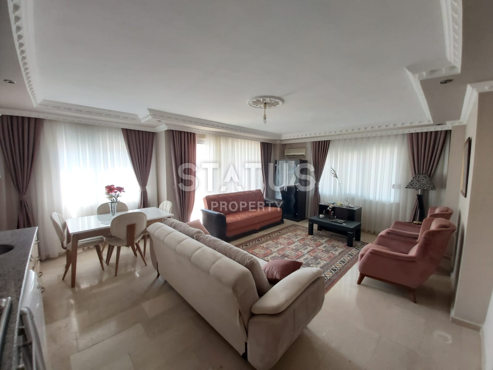 Квартира 2+1 с мебелью в районе Махмутлар 110 кв.м фото 2