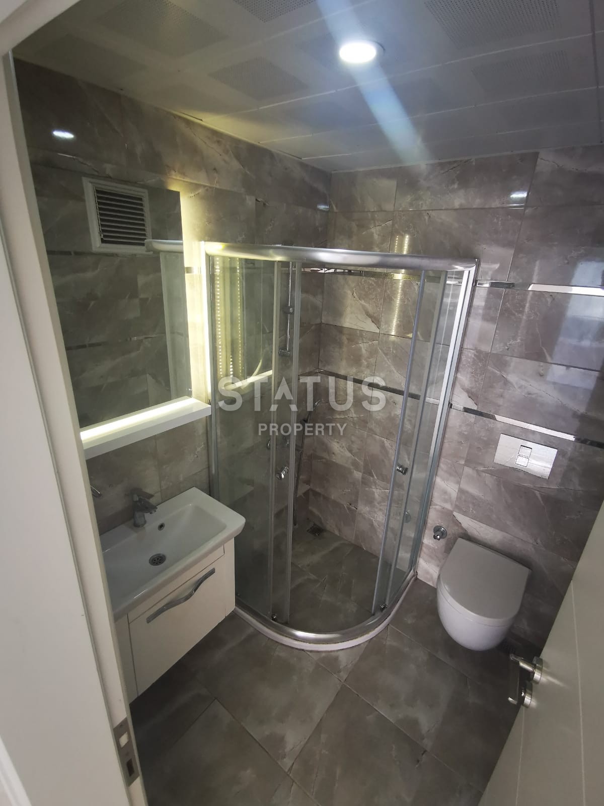 Новая трехкомнатная квартира в Махмутларе, Алания, 100 кв.м. фото 8