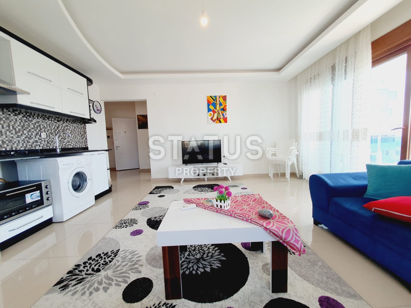 Трехкомнатная меблированная квартира в Махмутларе фото 13