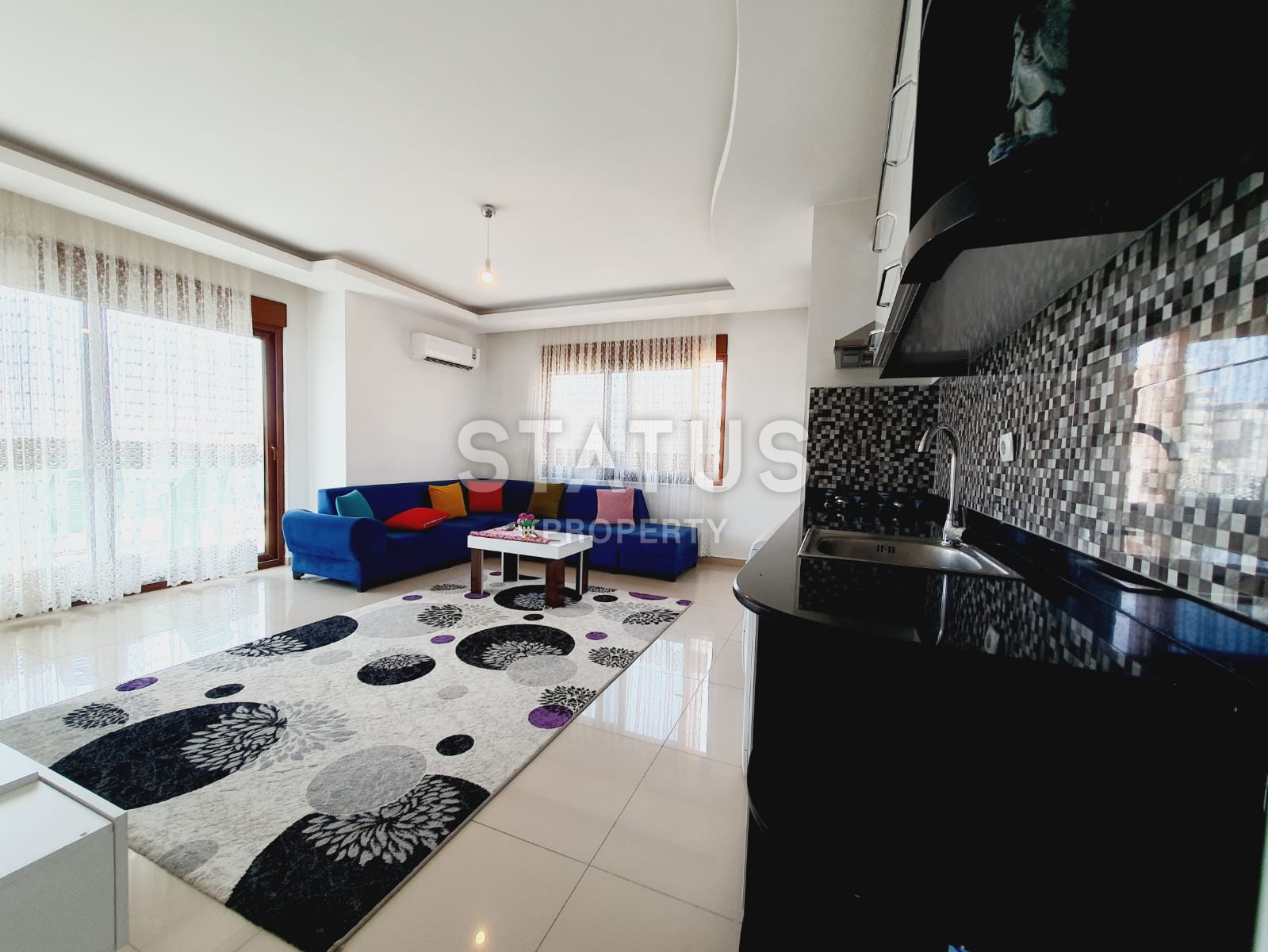 Трехкомнатная меблированная квартира в Махмутларе фото 20