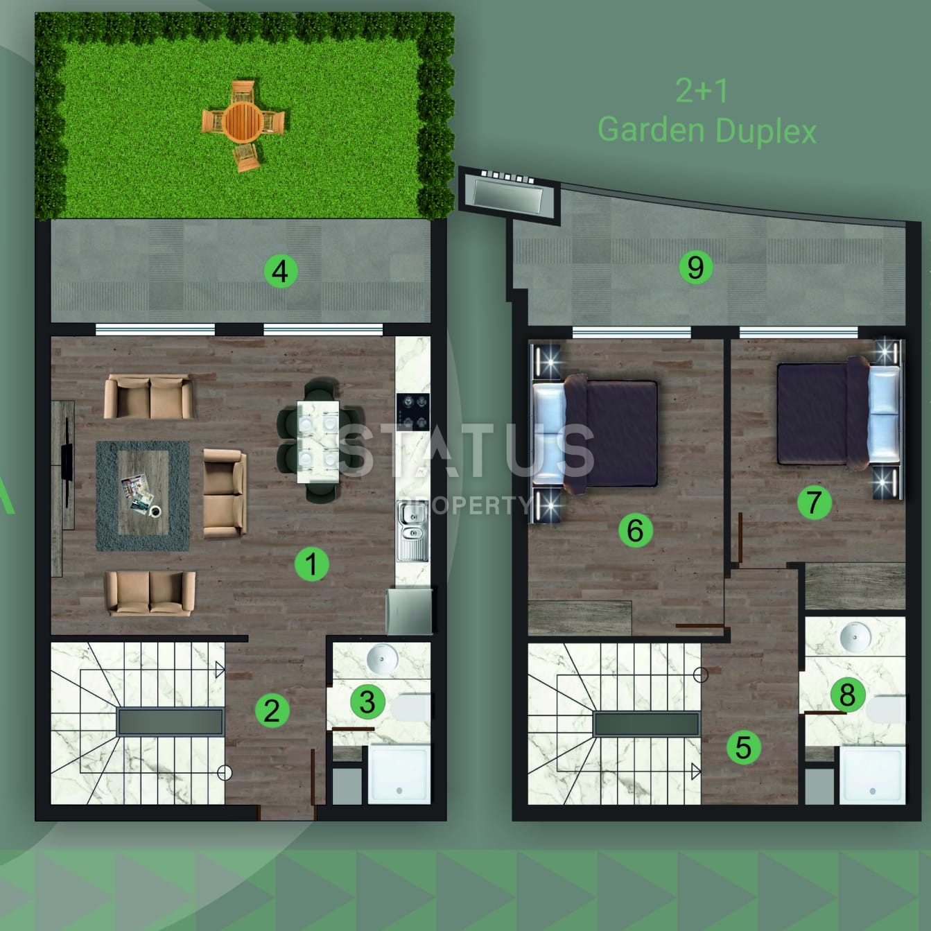 Новые квартиры в комплексе с инфраструктурой в районе Оба фото 15