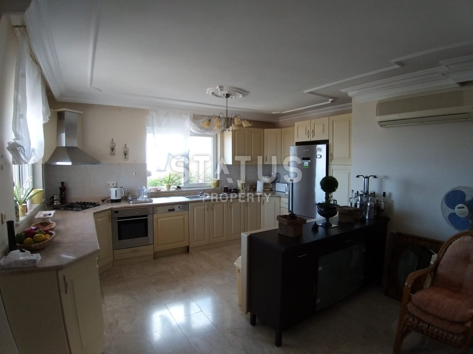 Вилла 3+1 с мебелью и прекрасным видом на море в Алании фото 8