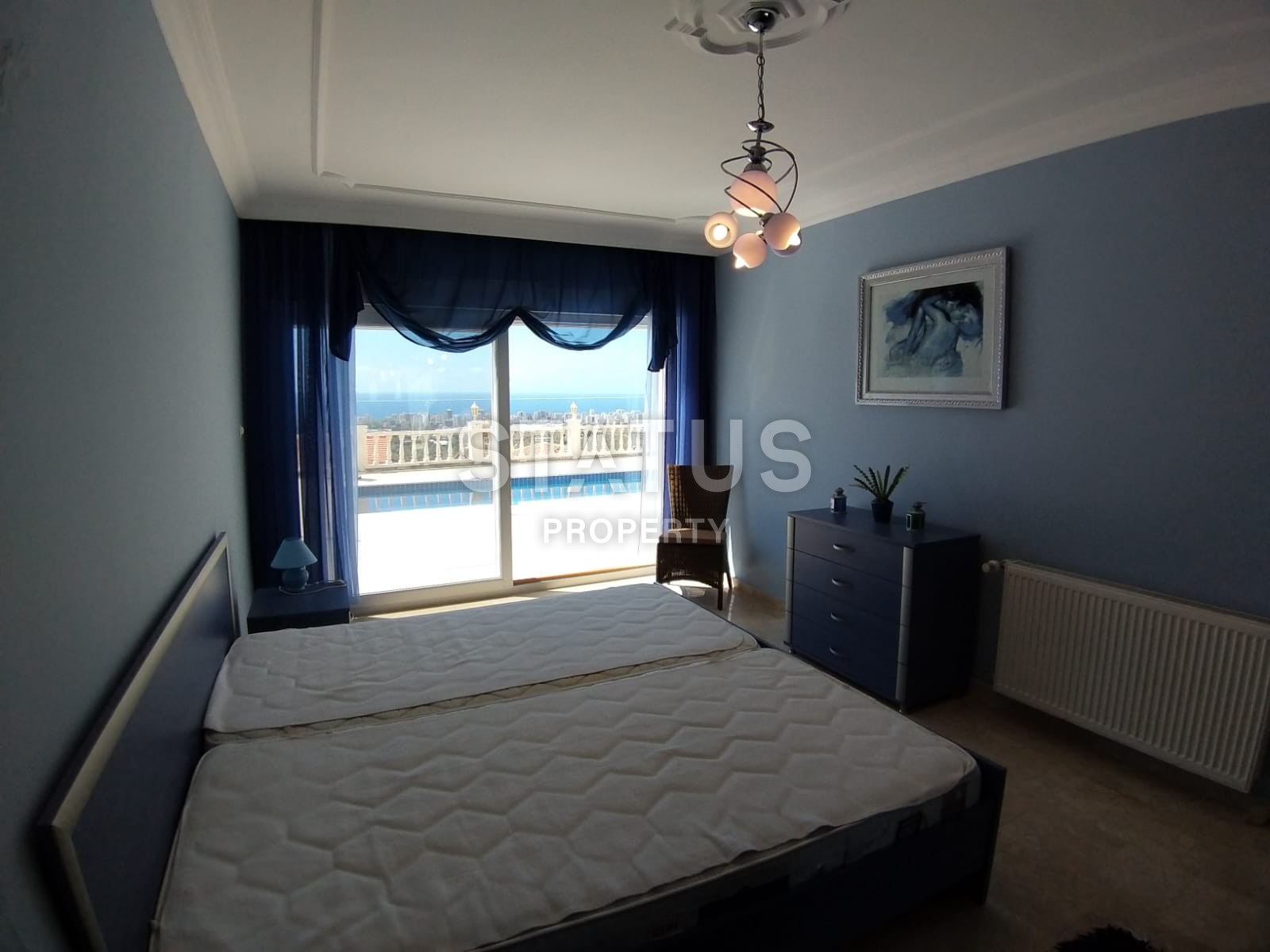 Вилла 3+1 с мебелью и прекрасным видом на море в Алании фото 12