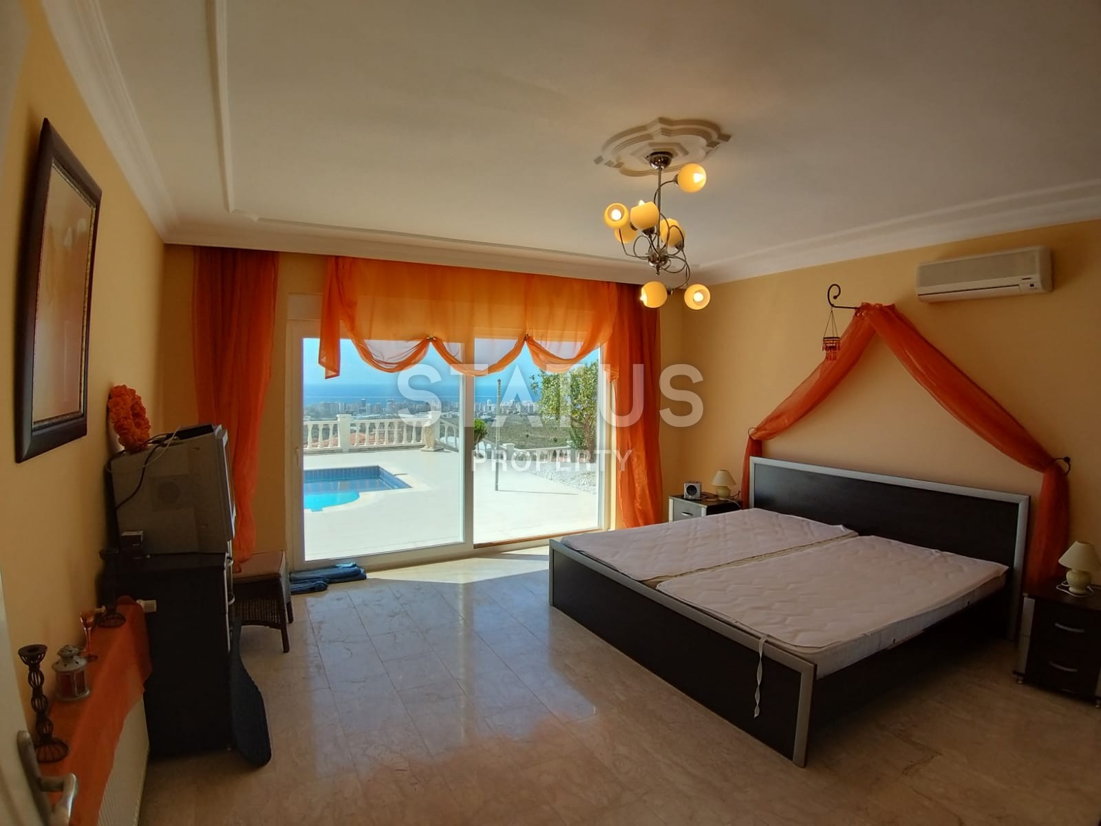 Вилла 3+1 с мебелью и прекрасным видом на море в Алании фото 14