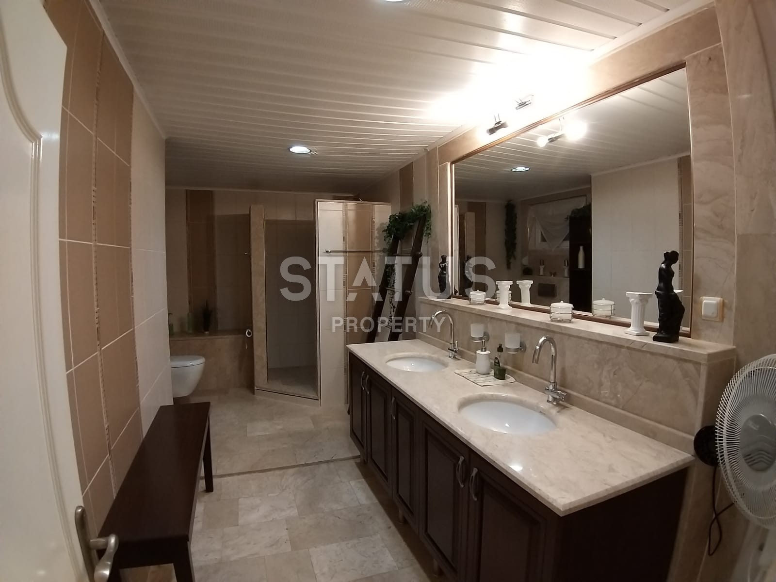 Вилла 3+1 с мебелью и прекрасным видом на море в Алании фото 18