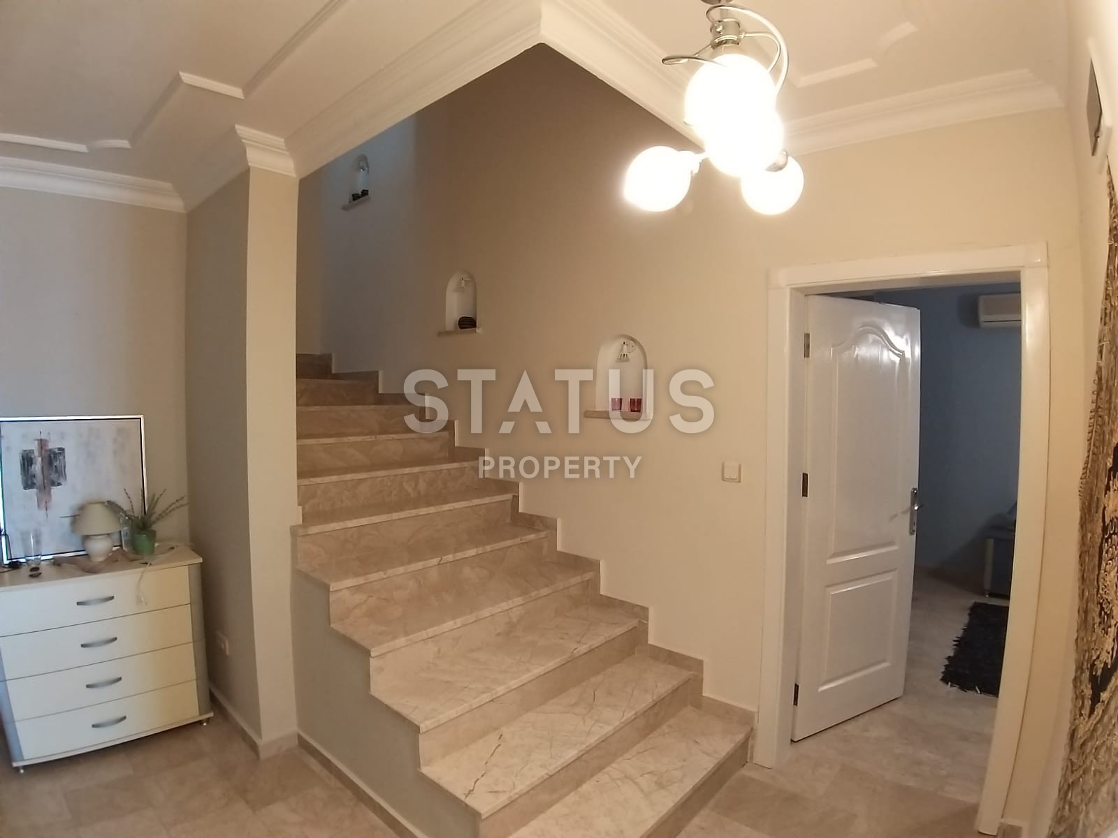 Вилла 3+1 с мебелью и прекрасным видом на море в Алании фото 22