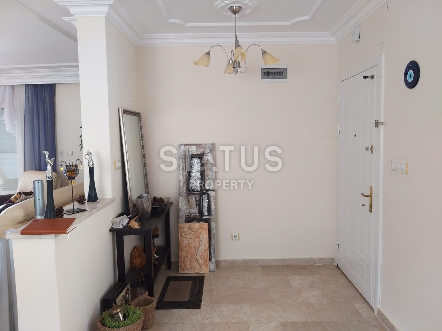 Вилла 3+1 с мебелью и прекрасным видом на море в Алании фото 24