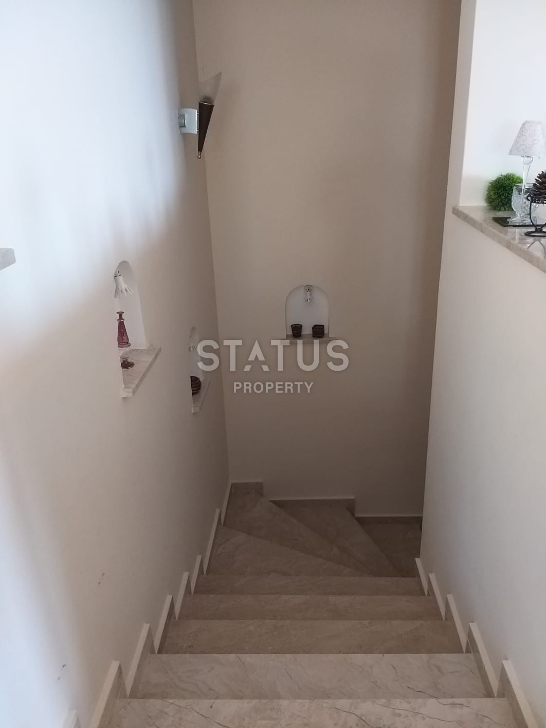 Вилла 3+1 с мебелью и прекрасным видом на море в Алании фото 25