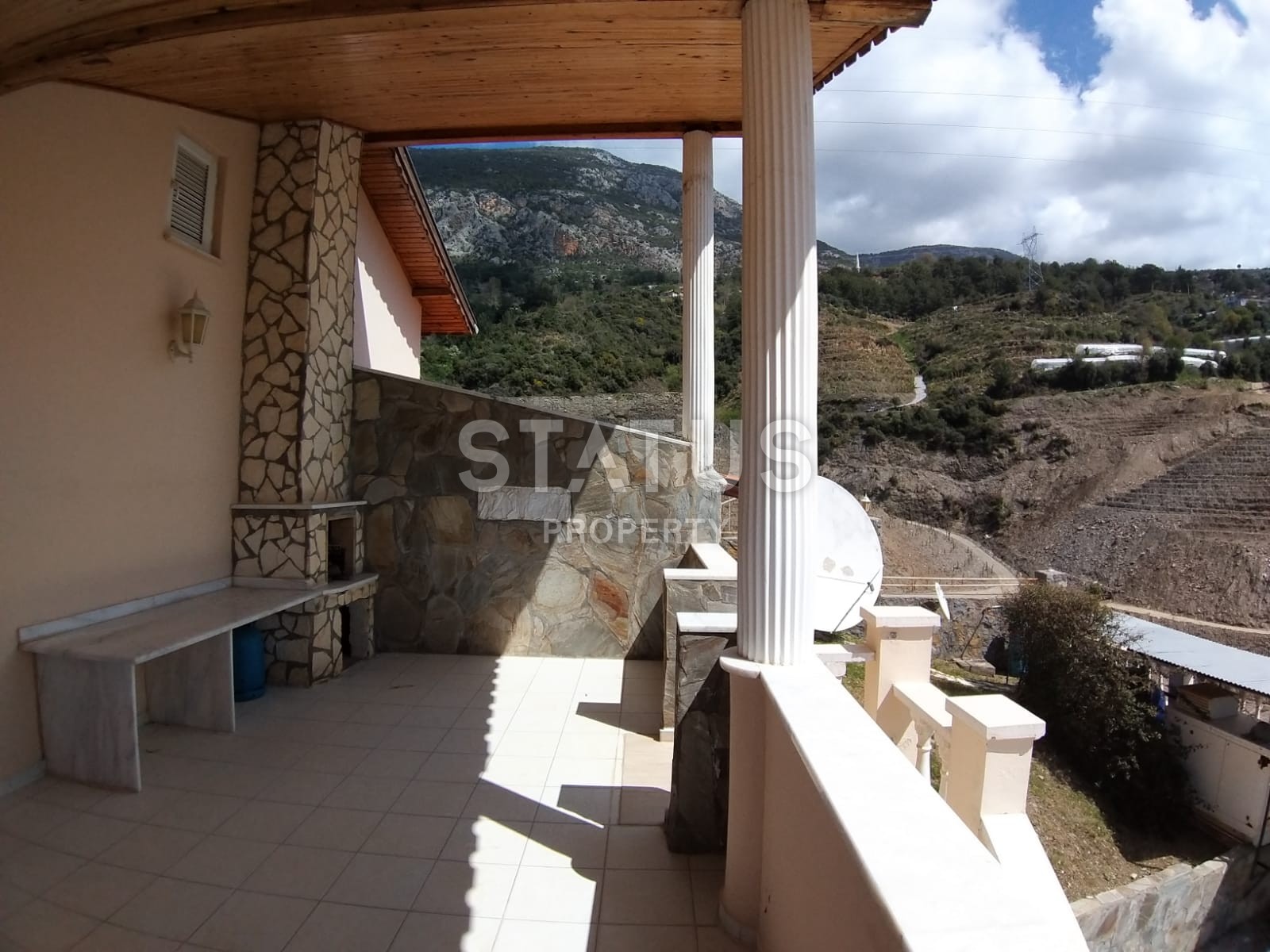 Вилла 3+1 с мебелью и прекрасным видом на море в Алании фото 27