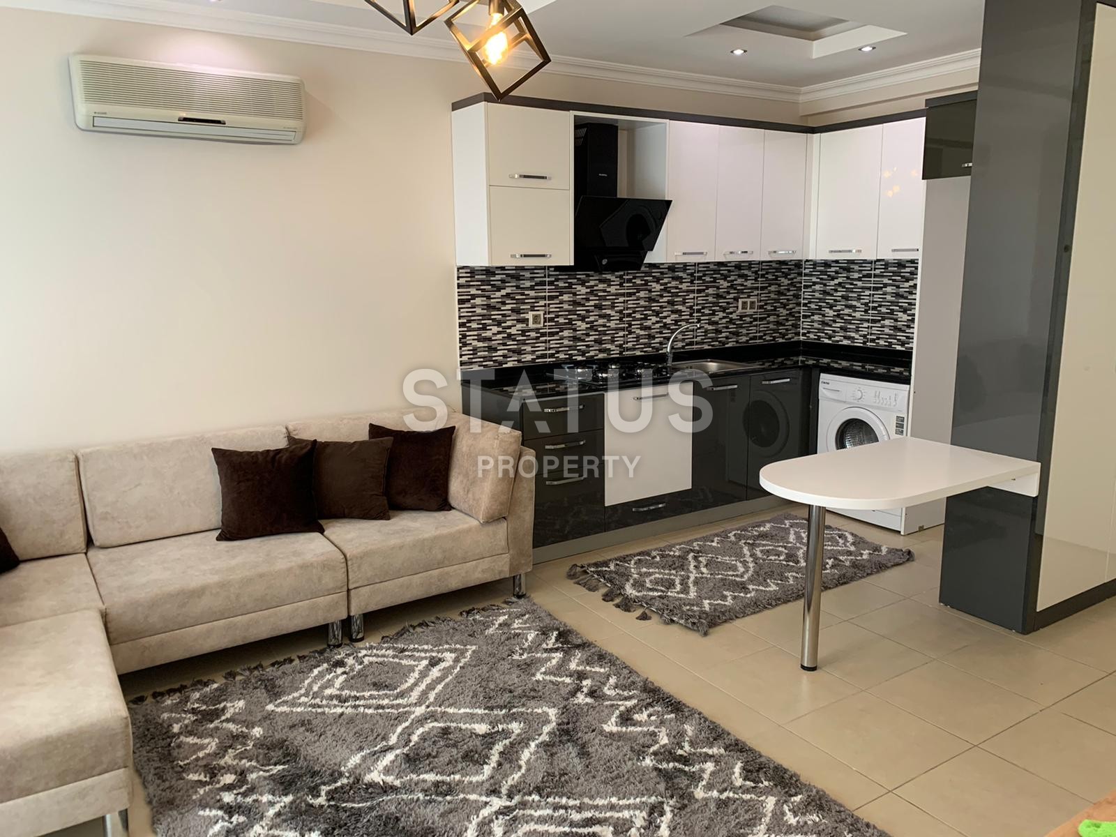 Студия с перепланировкой под 1+1 в Махмутларе фото 7