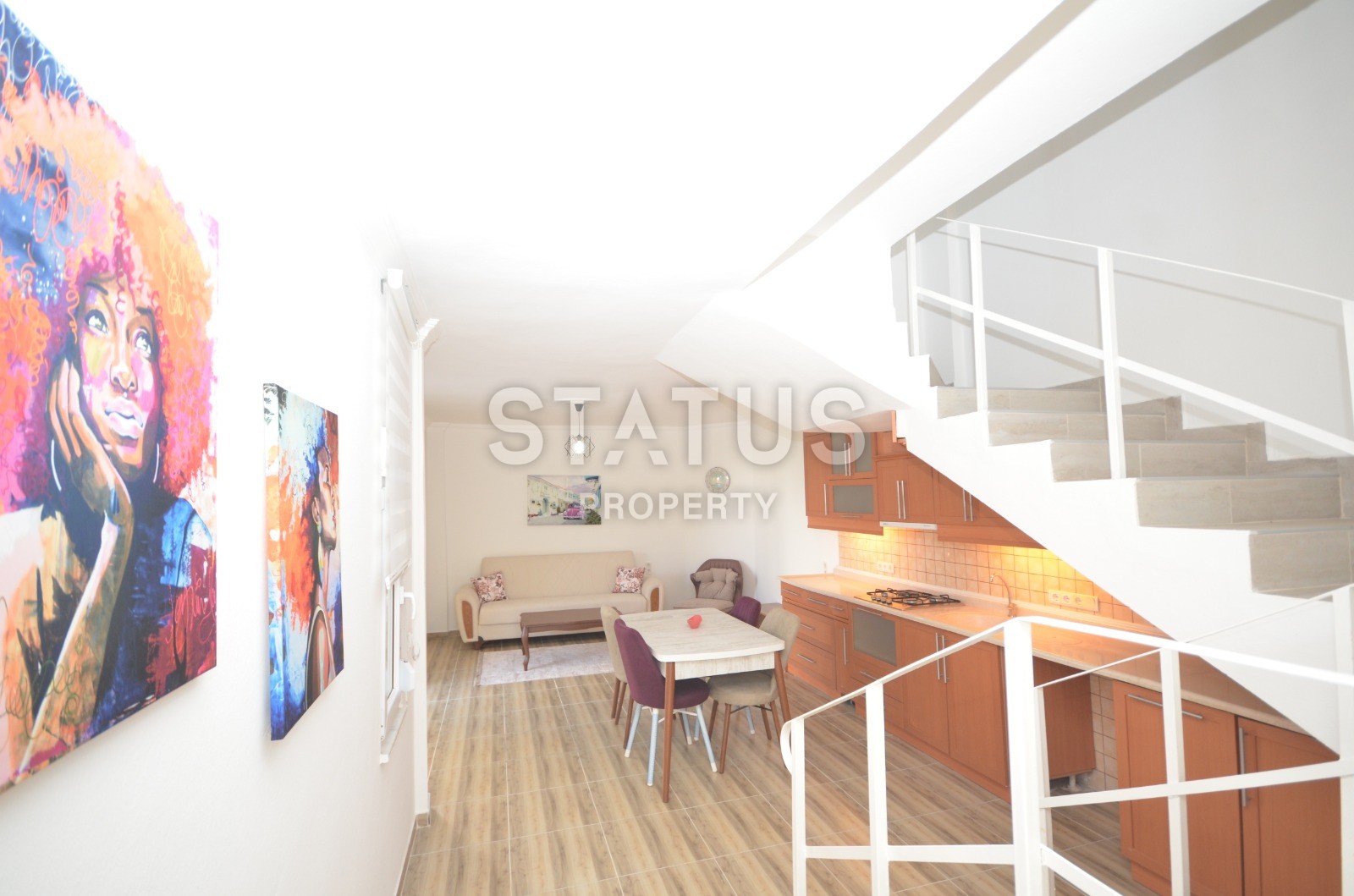 Вилла 2+1 с мебелью на первой береговой линии в Демирташе фото 13