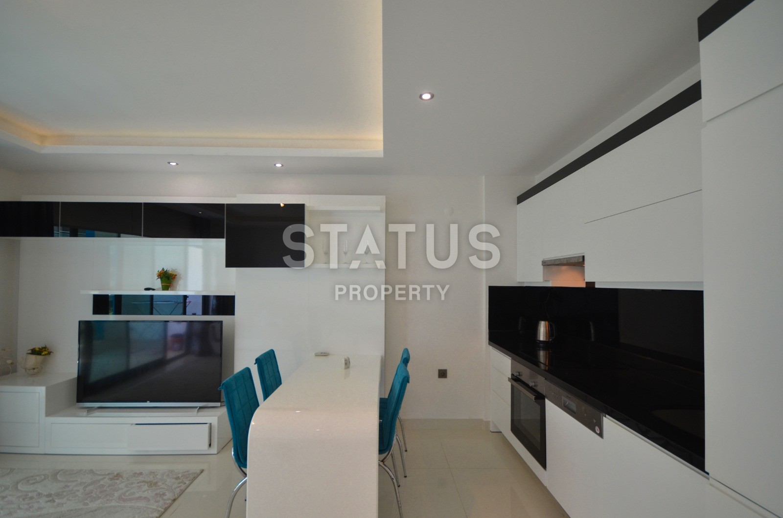 Апартаменты 1+1 с видом на море в элитном комплексе в Каргыджаке, 65 м2 фото 8