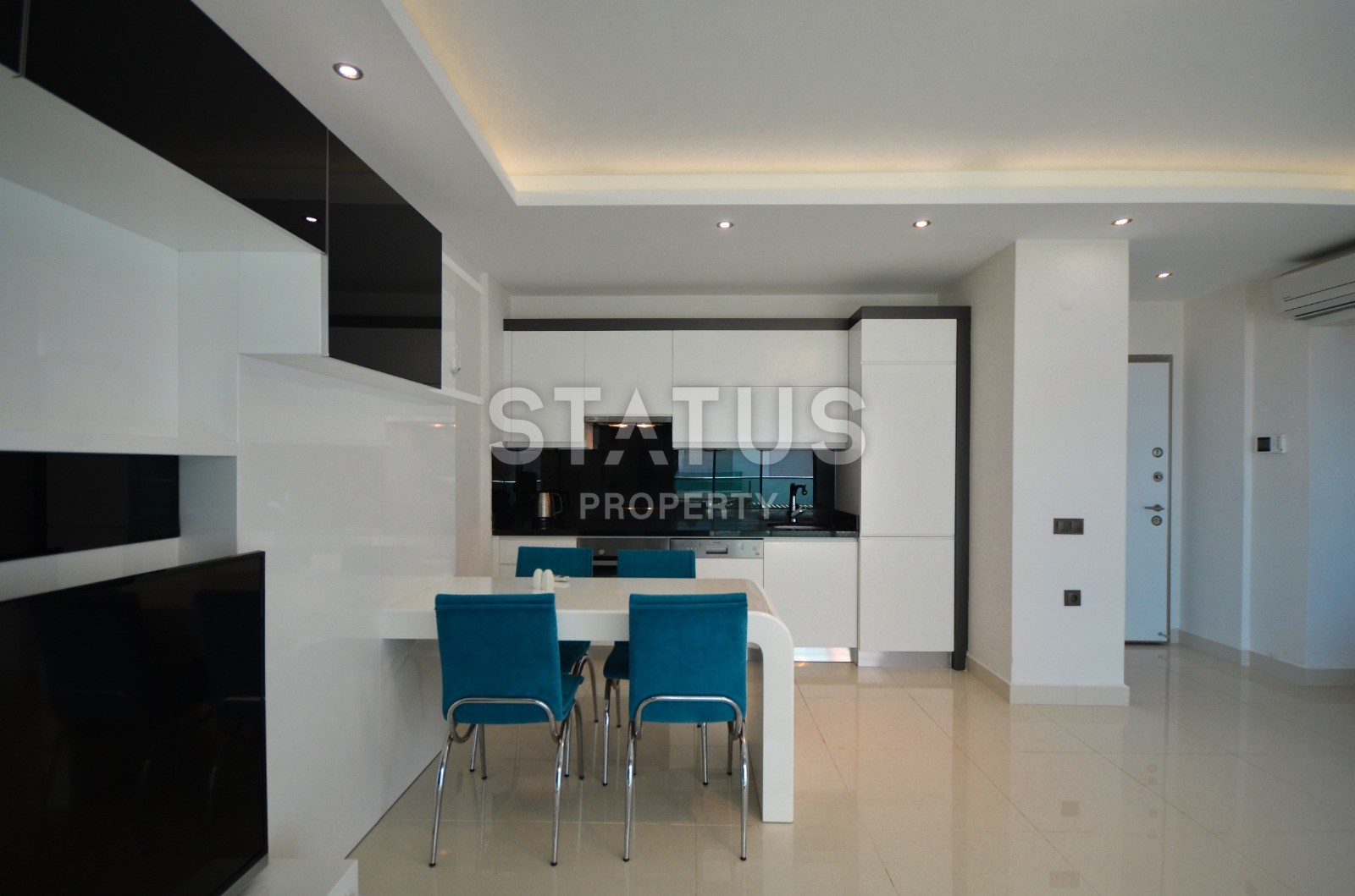 Апартаменты 1+1 с видом на море в элитном комплексе в Каргыджаке, 65 м2 фото 11