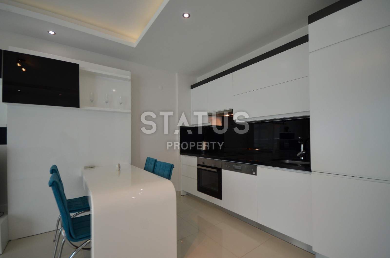 Апартаменты 1+1 с видом на море в элитном комплексе в Каргыджаке, 65 м2 фото 13