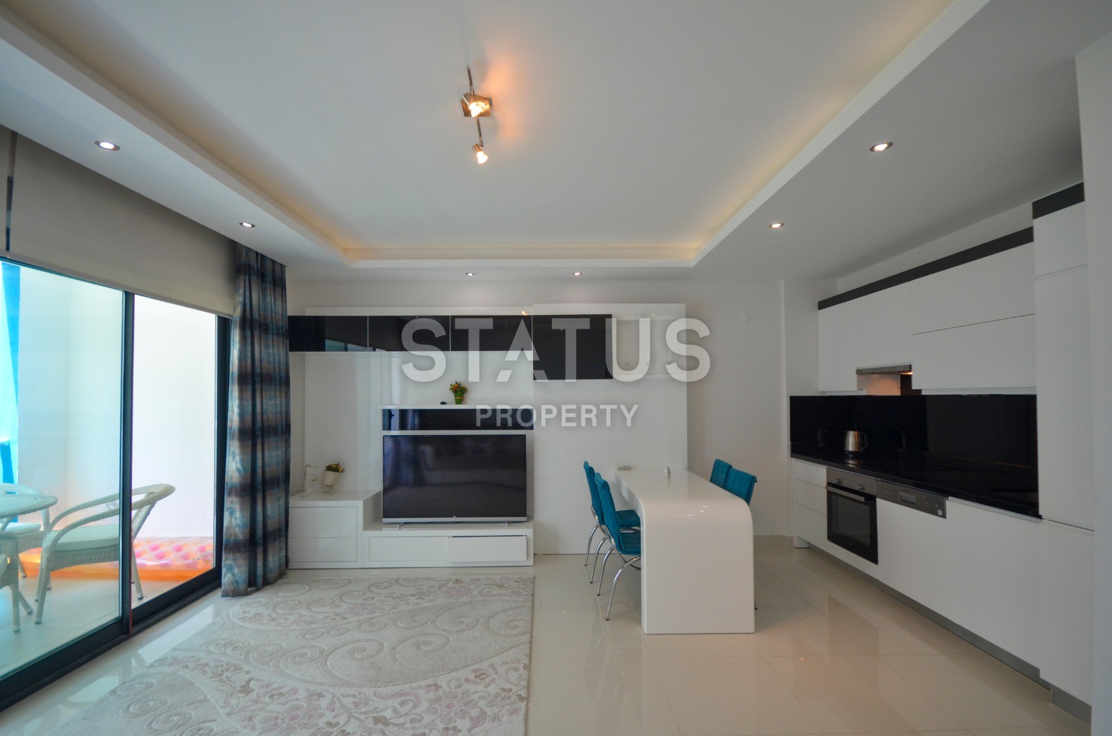 Апартаменты 1+1 с видом на море в элитном комплексе в Каргыджаке, 65 м2 фото 14