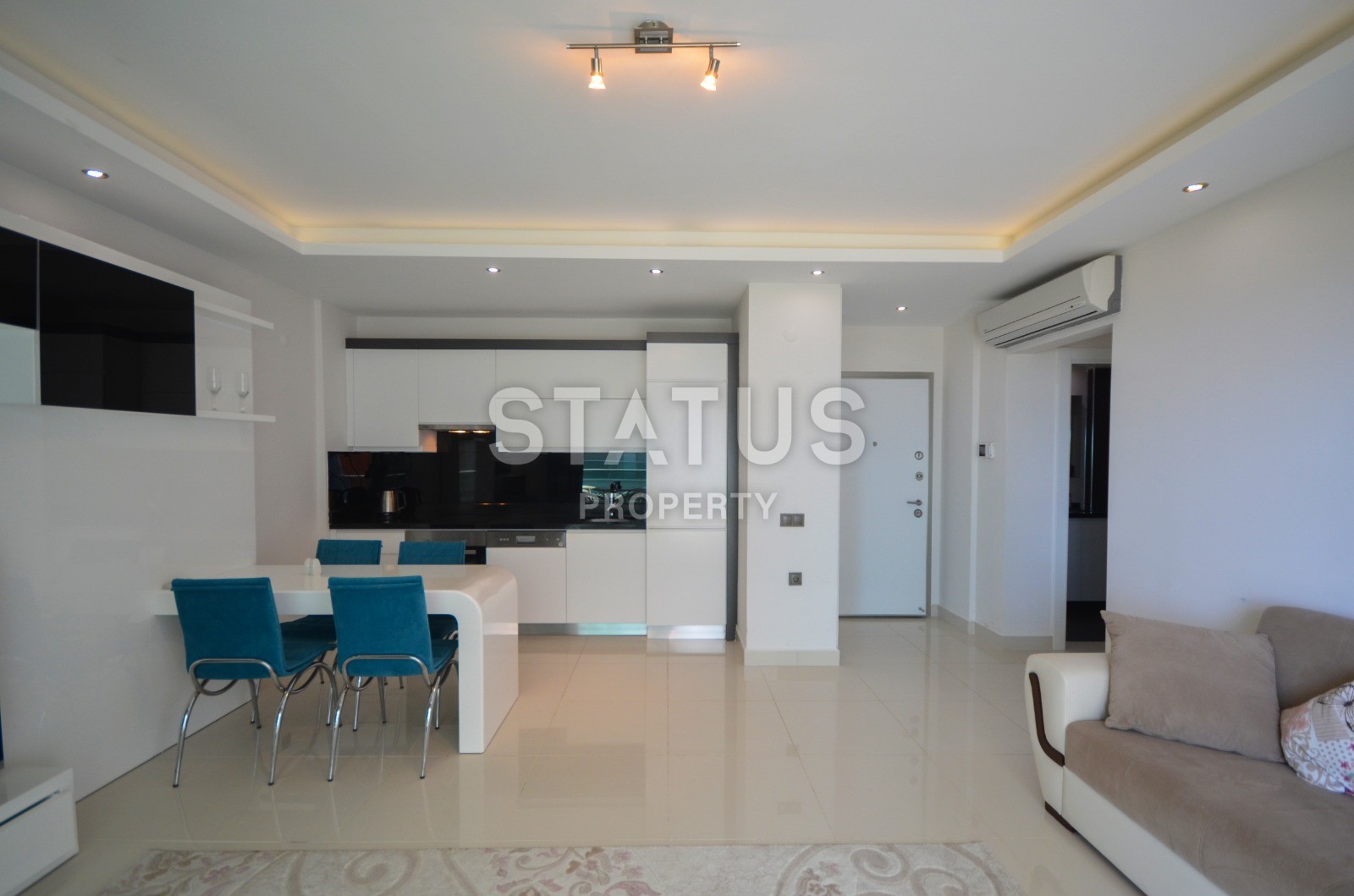 Апартаменты 1+1 с видом на море в элитном комплексе в Каргыджаке, 65 м2 фото 15