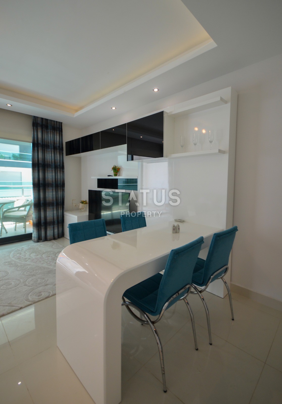 Апартаменты 1+1 с видом на море в элитном комплексе в Каргыджаке, 65 м2 фото 24