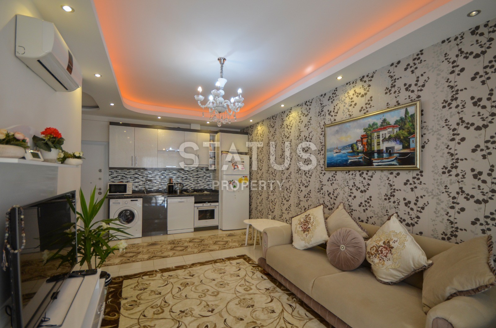 Двухкомнатная меблированная квартира в комплексе класса люкс. Махмутлар фото 20