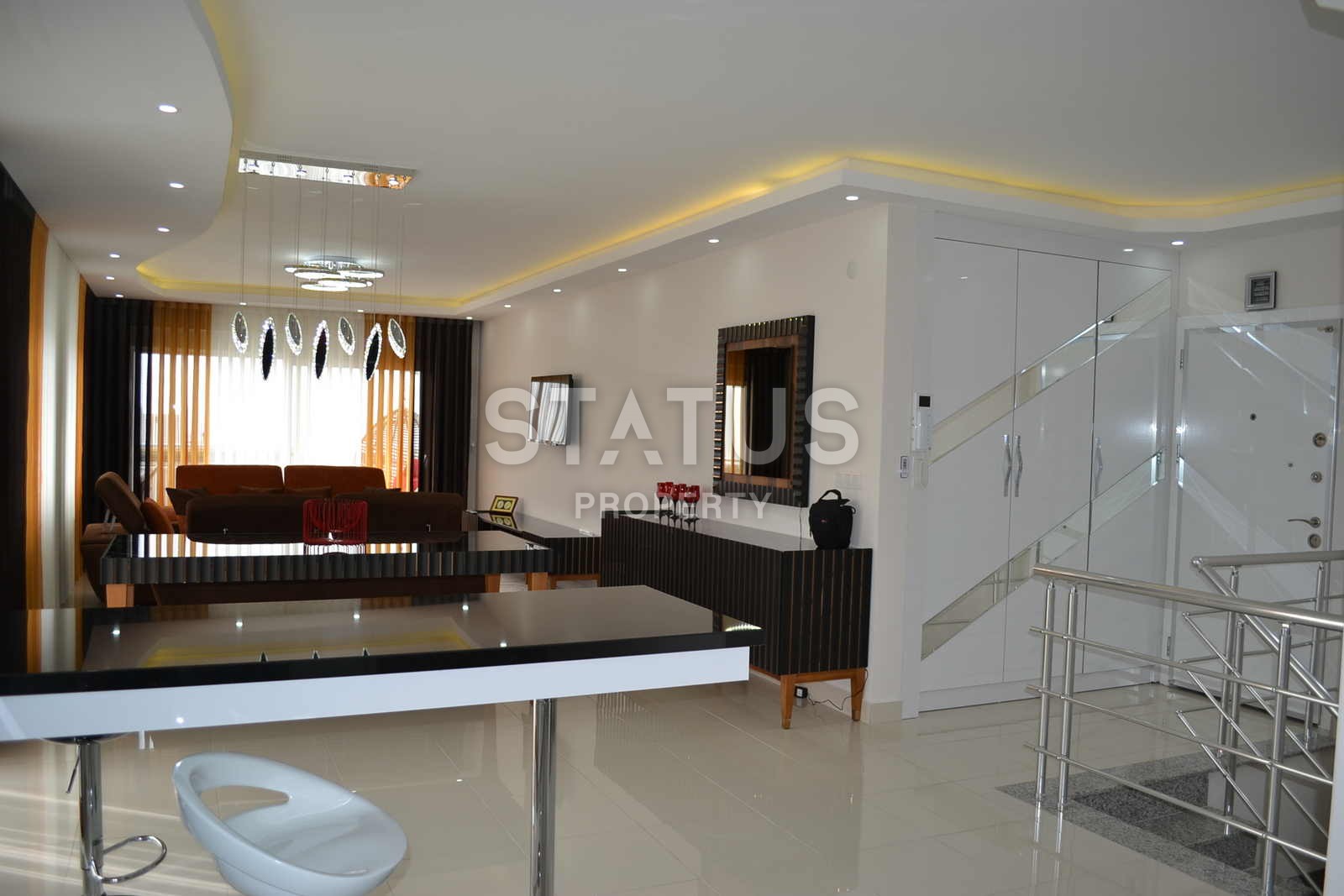 Пнетхаус 3+1 с мебелью и видом на море в Махмутларе, 185 м2 фото 10