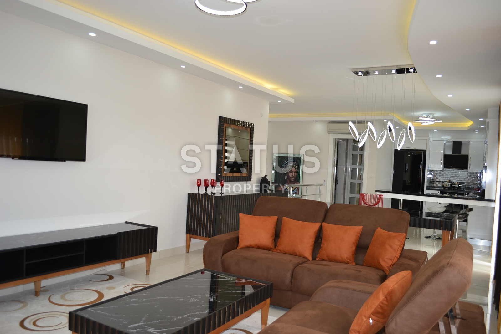 Пнетхаус 3+1 с мебелью и видом на море в Махмутларе, 185 м2 фото 17