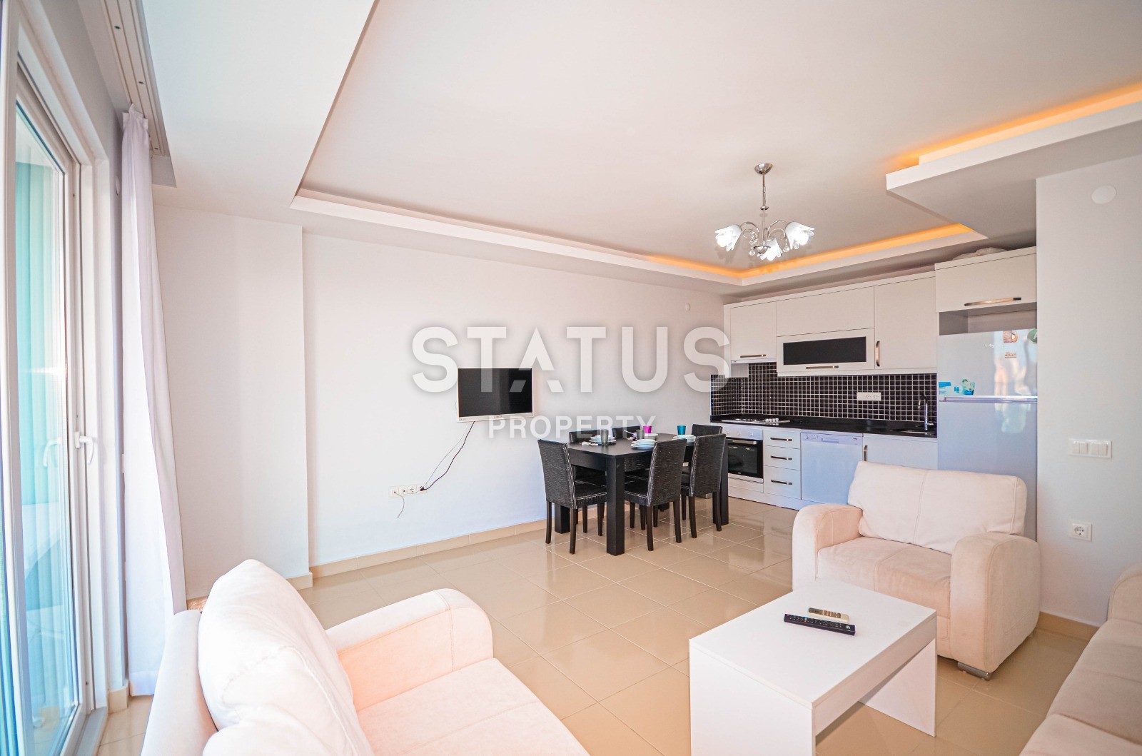 Двухкомнатная квартира с видом на море в Махмутларе, 70 м2 фото 8