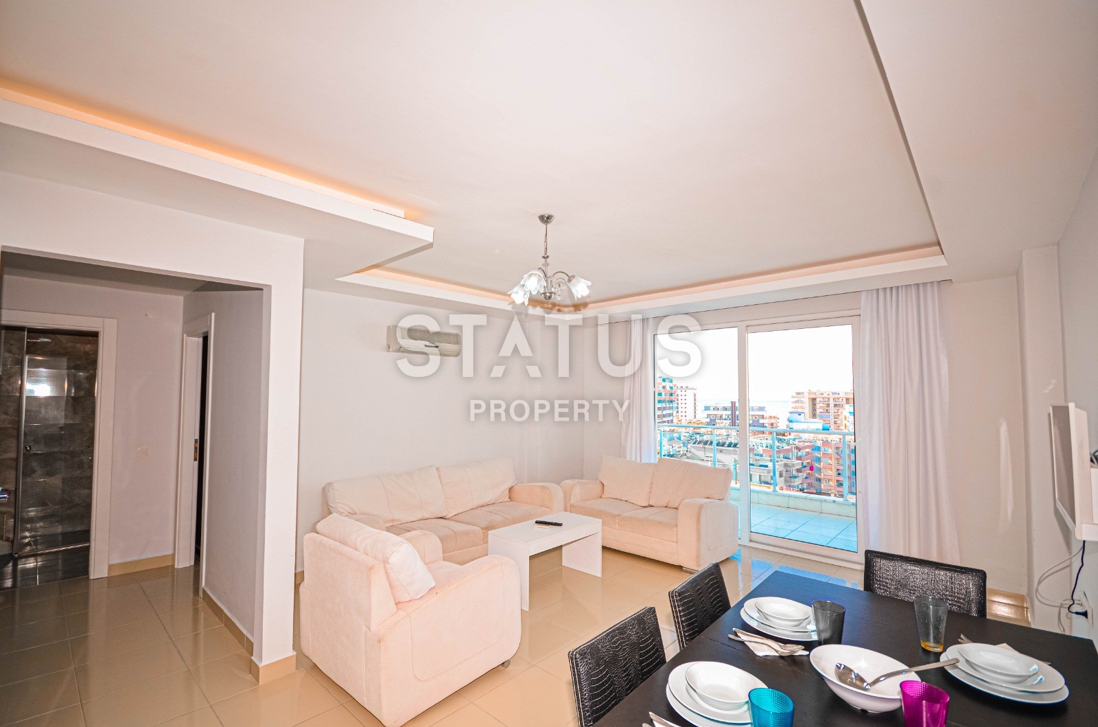 Двухкомнатная квартира с видом на море в Махмутларе, 70 м2 фото 9