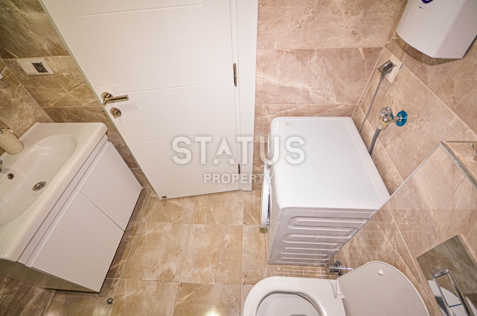 Двухкомнатная квартира с видом на море в Махмутларе, 70 м2 фото 14