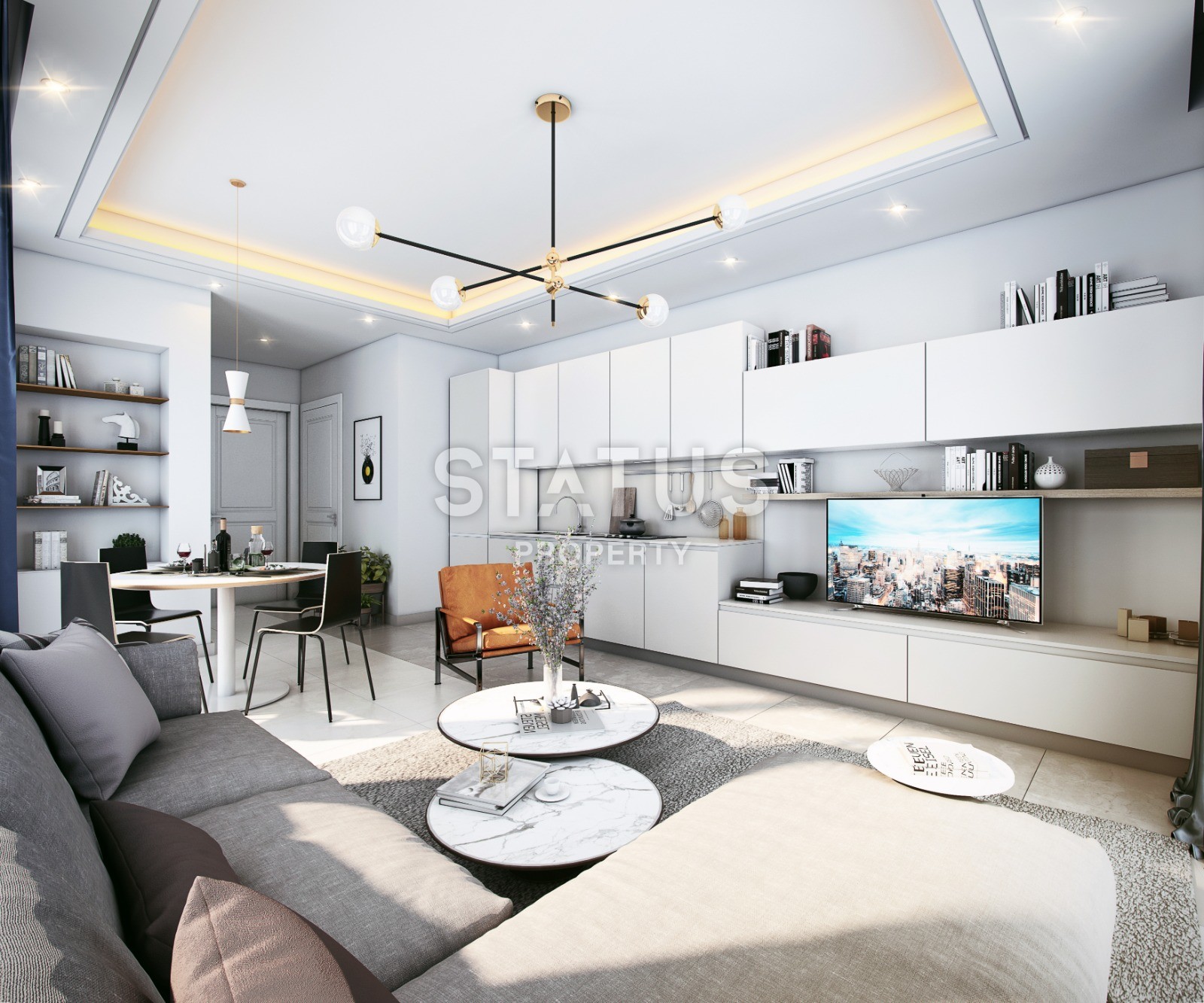 Квартира 1+1 в новом комплексе в центре города Аланья фото 4