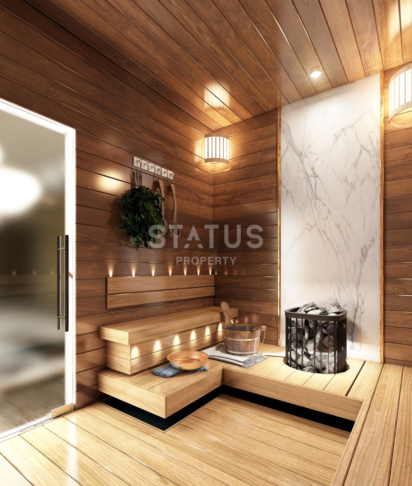 Квартира 1+1 в новом комплексе в центре города Аланья фото 14