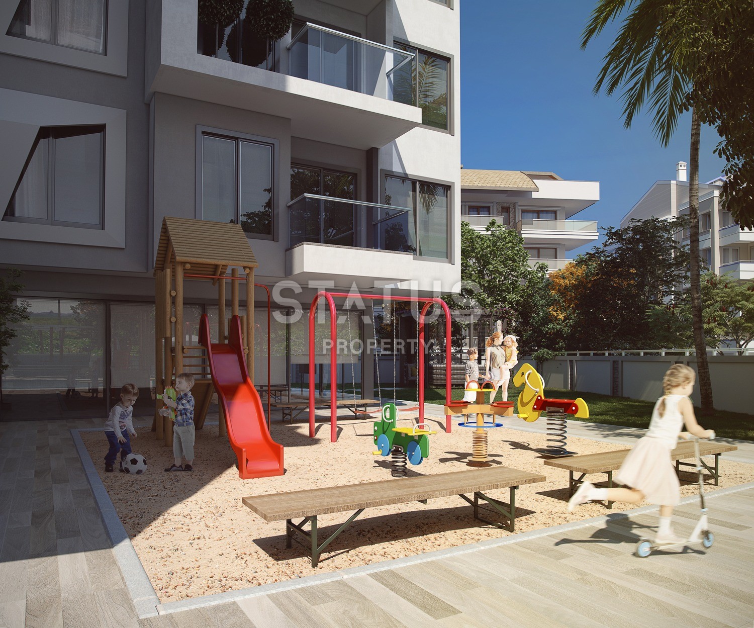 Квартира 1+1 в новом комплексе в центре города Аланья фото 19