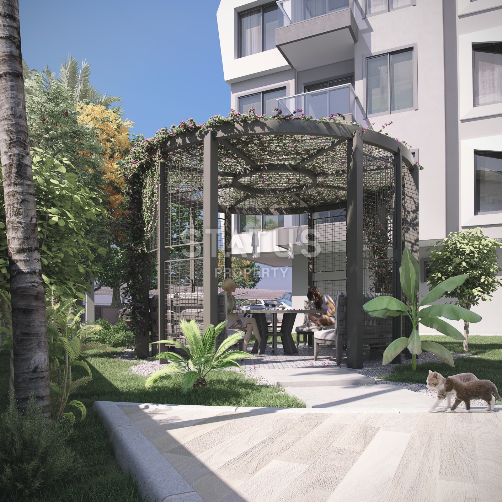 Квартира 1+1 в новом комплексе в центре города Аланья фото 22