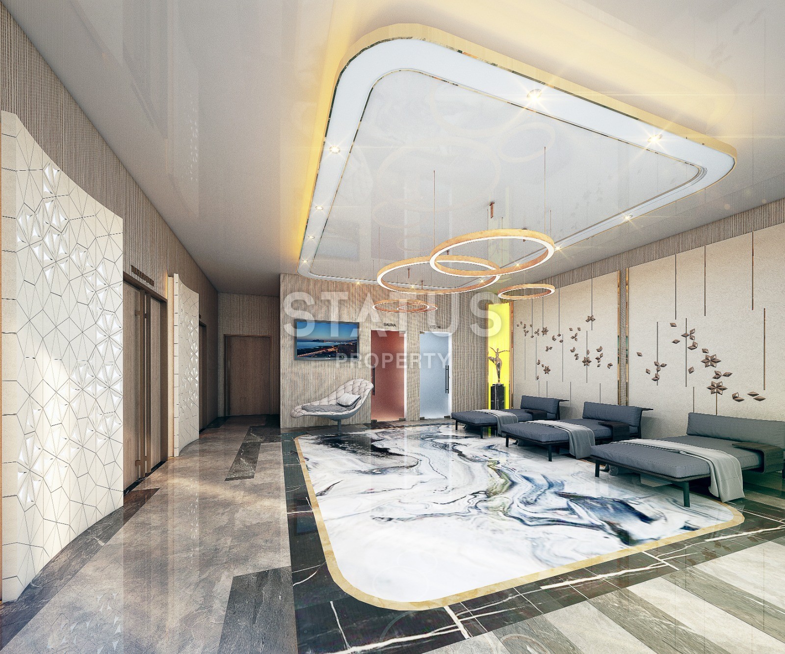 Квартира 1+1 в новом комплексе в центре города Аланья фото 26