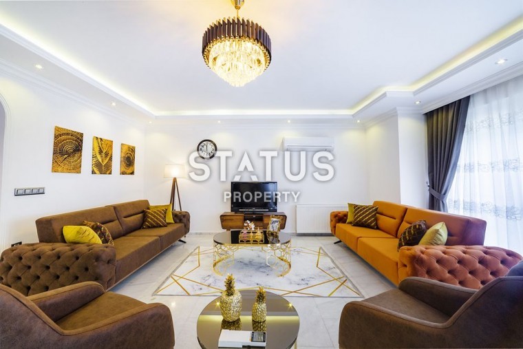 Прекрасная большая квартира 3+1 с новой мебелью в Махмутларе фото 1