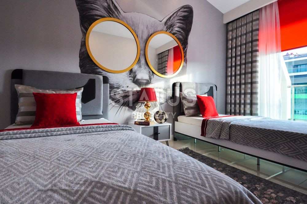 Penthouse 2+1 in a luxury complex in Kargicak, 130 m2 фото 28