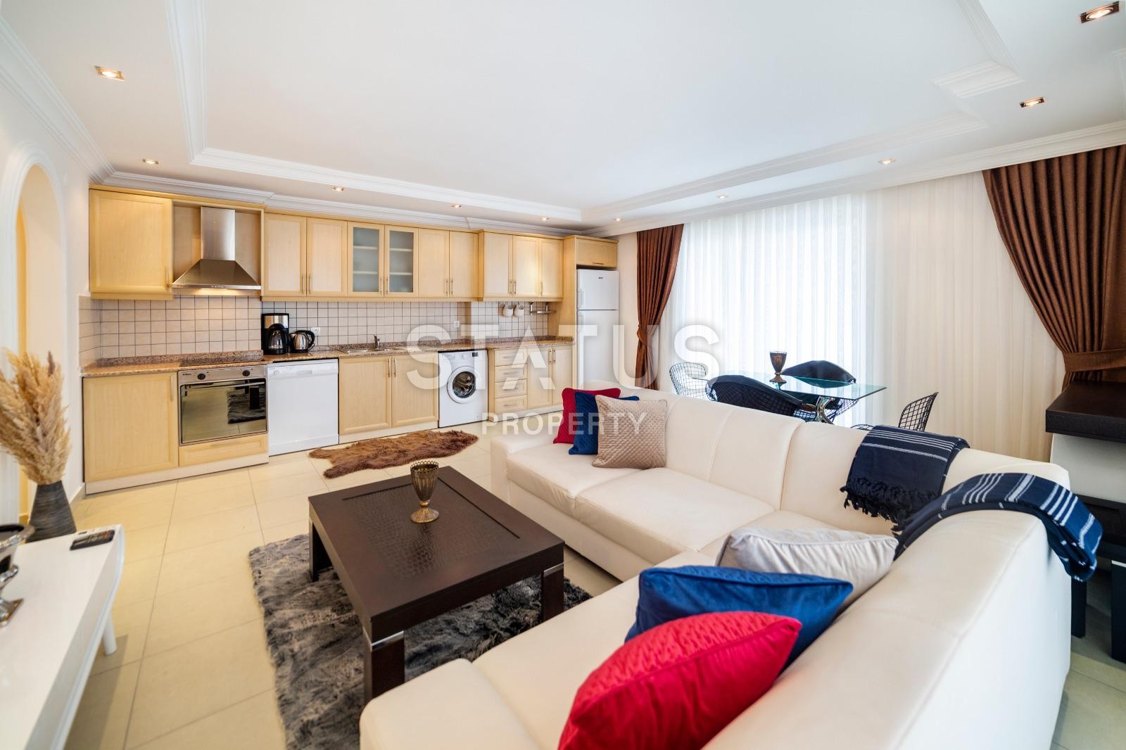 Трехкомнатная квартира в 150 метрах от моря! Махмутлар. фото 14