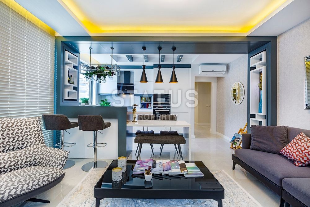 Квартиры 2+1 в новом комплексе на первой береговой линии в Махмутларе фото 6