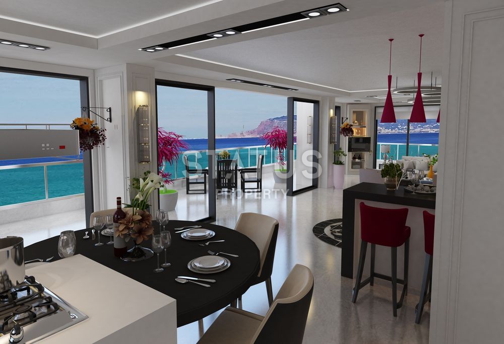 Квартиры 2+1 в новом комплексе на первой береговой линии в Махмутларе фото 20