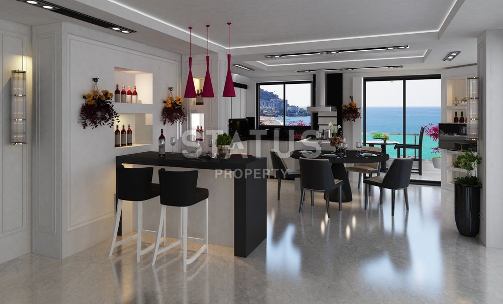 Квартиры 2+1 в новом комплексе на первой береговой линии в Махмутларе фото 21