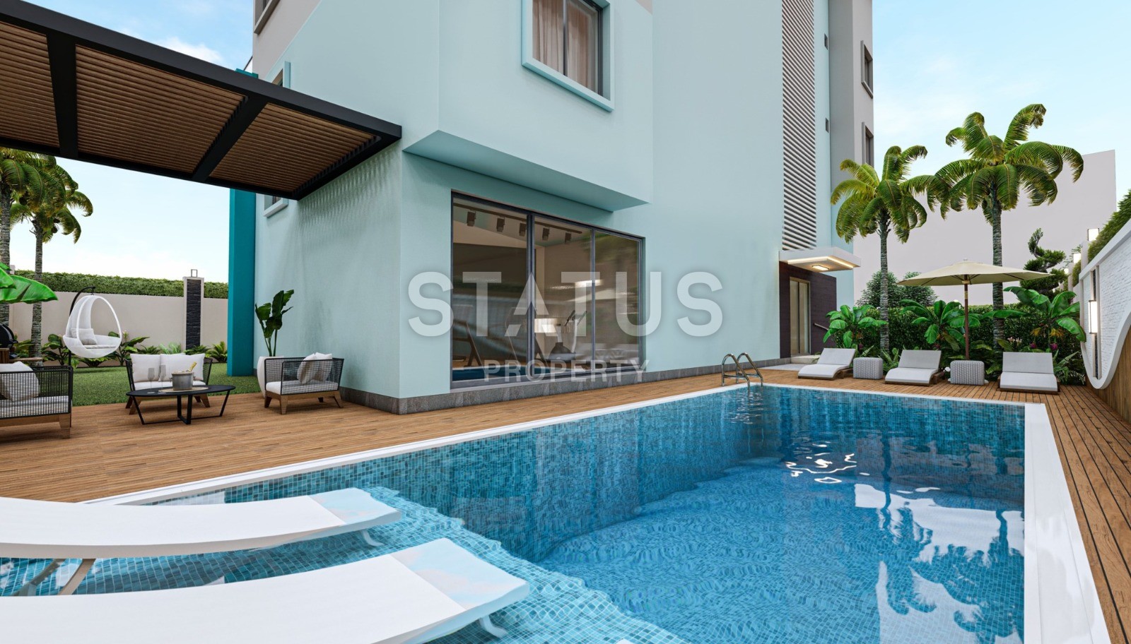 Двухкомнатные квартиры в новом комплексе в Обе, 55 м2 фото 6