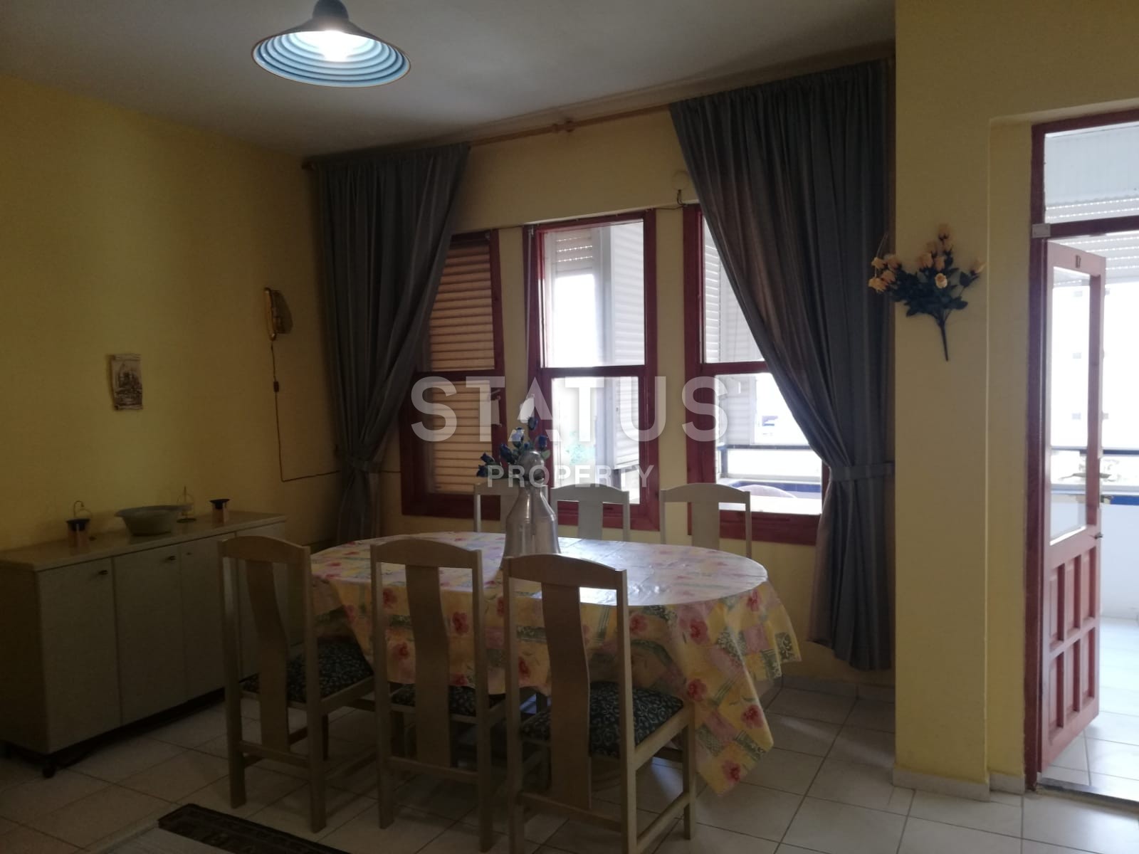 Бюджетная квартира с мебелью  просторной площади в Махмутларе фото 4