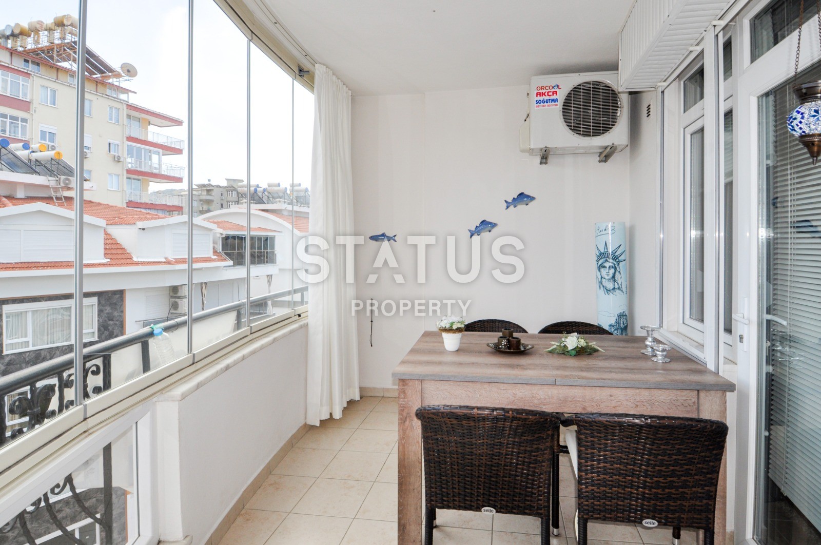 Furnished 2+1 apartments with mountain views in the central part of Alanya. фото 7