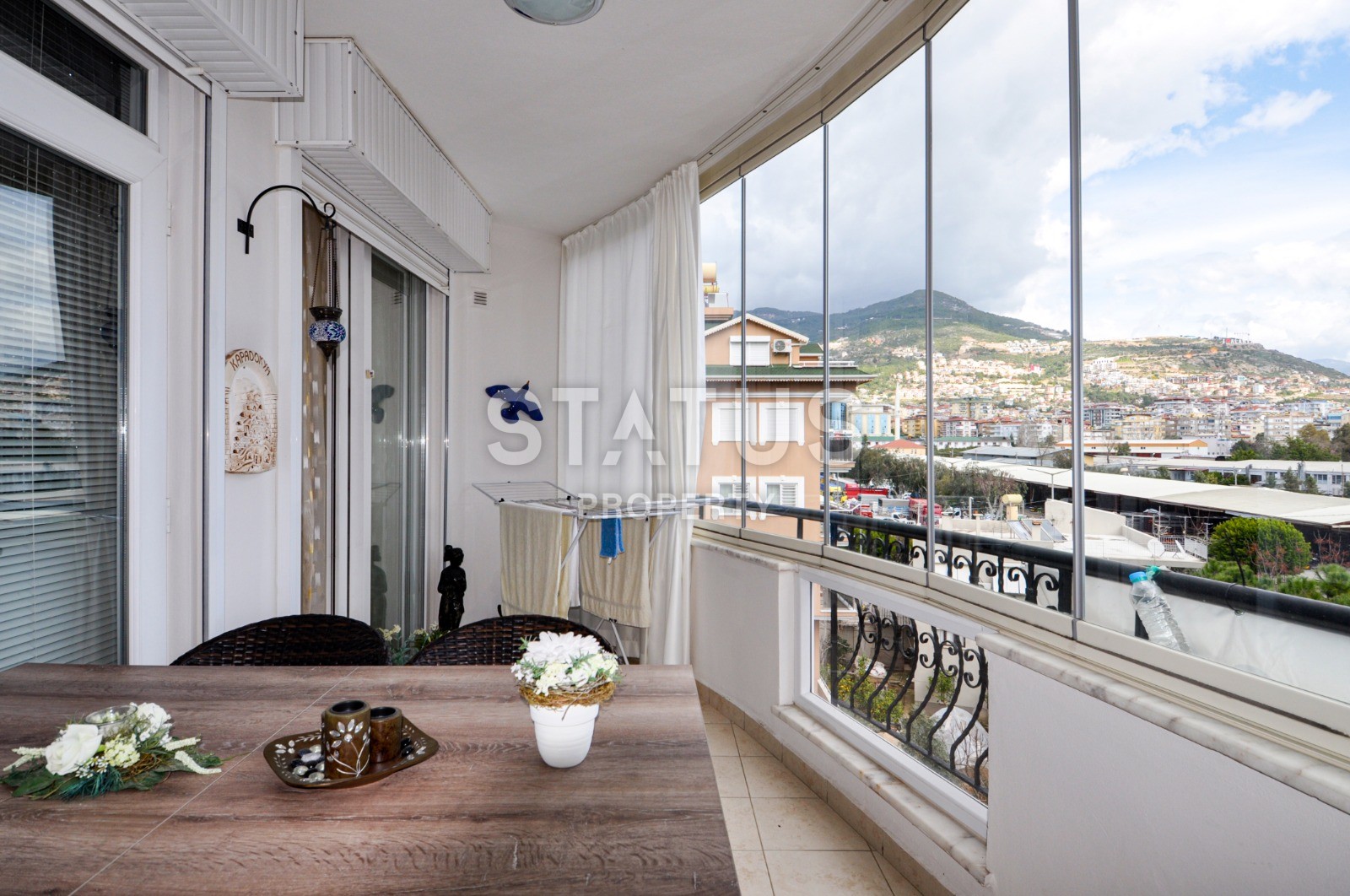 Furnished 2+1 apartments with mountain views in the central part of Alanya. фото 14